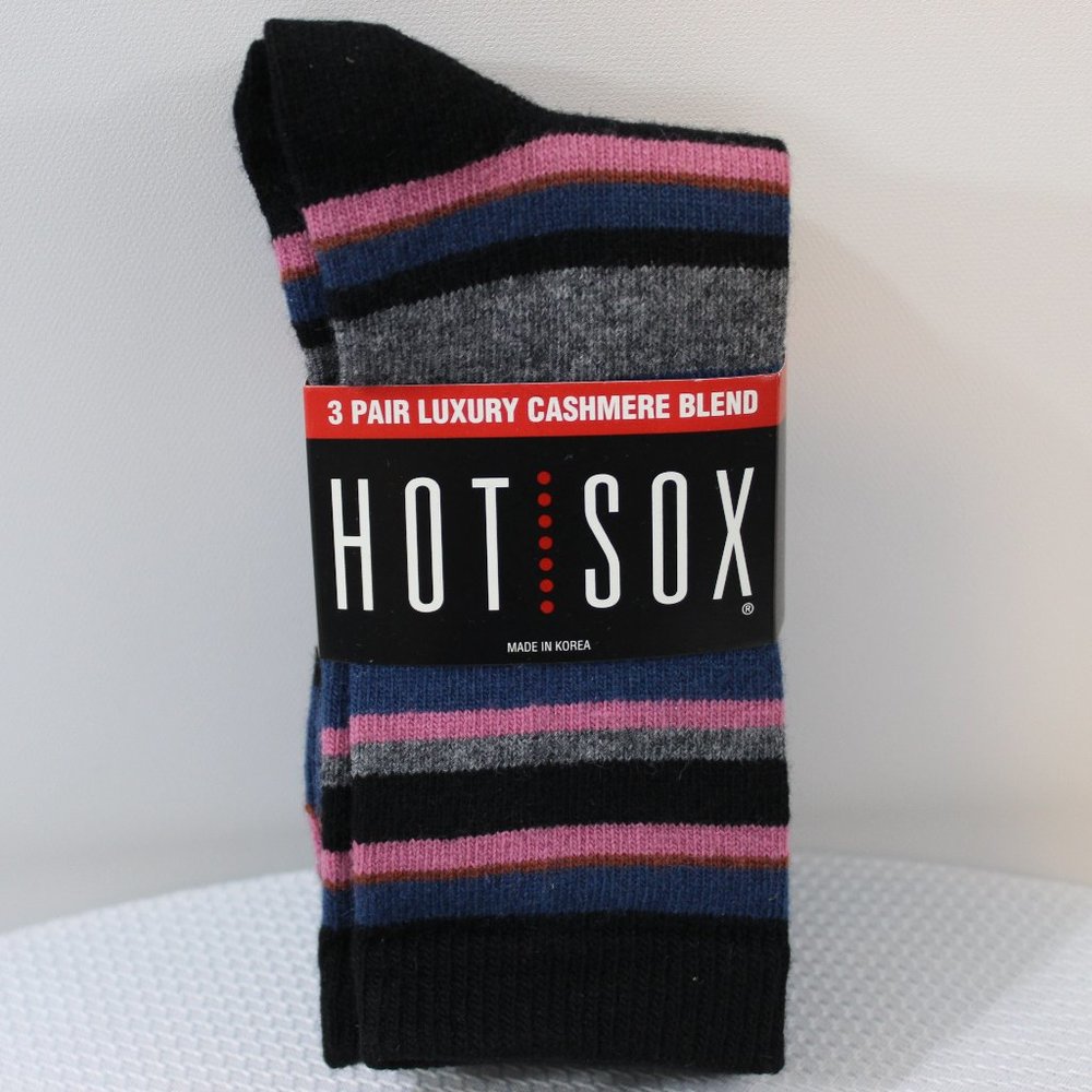 3 Pair Women's Luxury Cashmere Blend Socks